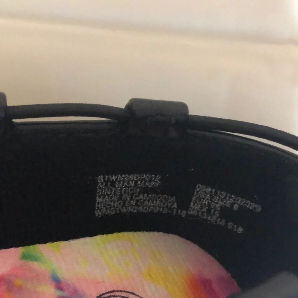 Wonder Nation Black Slip On Toddler Shoes NWOT